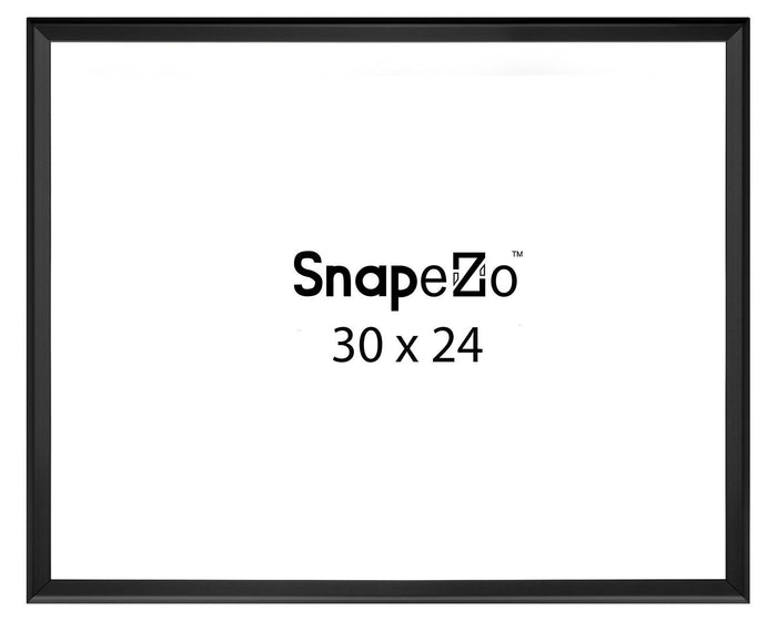 Black SnapeZo® snap frame poster size 24X30 - 1.8 inch profile