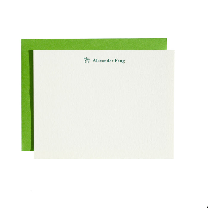 Custom Stationery - Flat note + Envelope