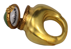 SKU# 37029 - Class Ring: Green/Gold