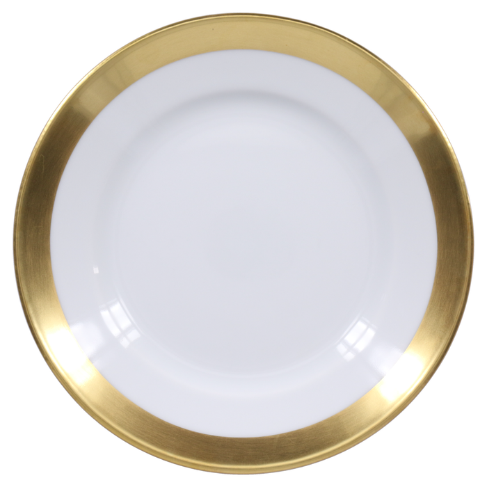 SKU# B160-REC20740 - Danielle Gold Bread & Butter Plate - Shape Recamier - Size: 6.25"