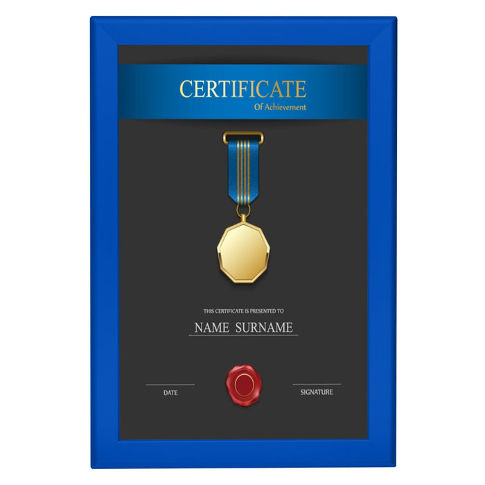 11x17 Blue SnapeZo® Snap Frame - 1.25" Profile