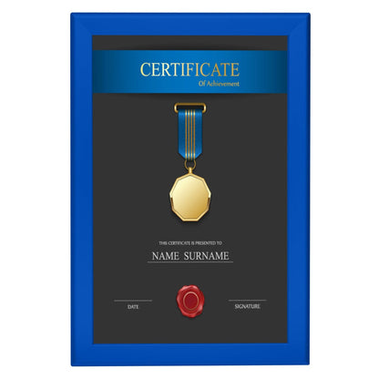 11x17 Blue SnapeZo® Snap Frame - 1.25" Profile