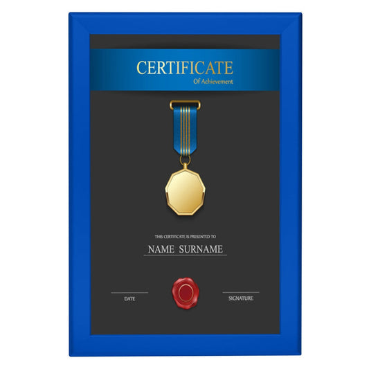 11x17 Blue SnapeZo® Snap Frame - 1.25" Profile