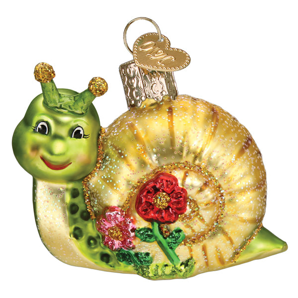 Smiley Snail Ornament