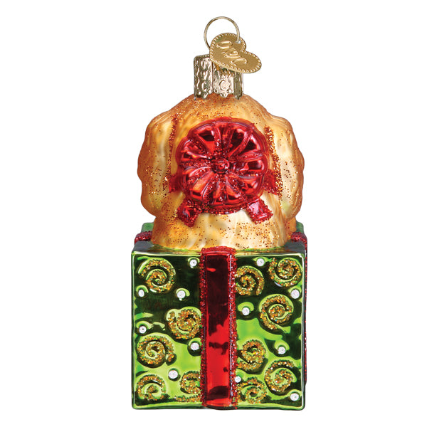 Doodle Puppy Surprise Ornament