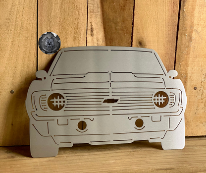 1969 Camaro Front End Metal Art