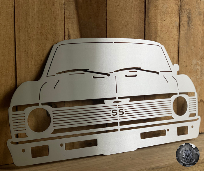 1969 Chevy Nova Front End Metal Art