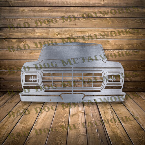 1979 Ford Truck Front End - Dxf and Svg