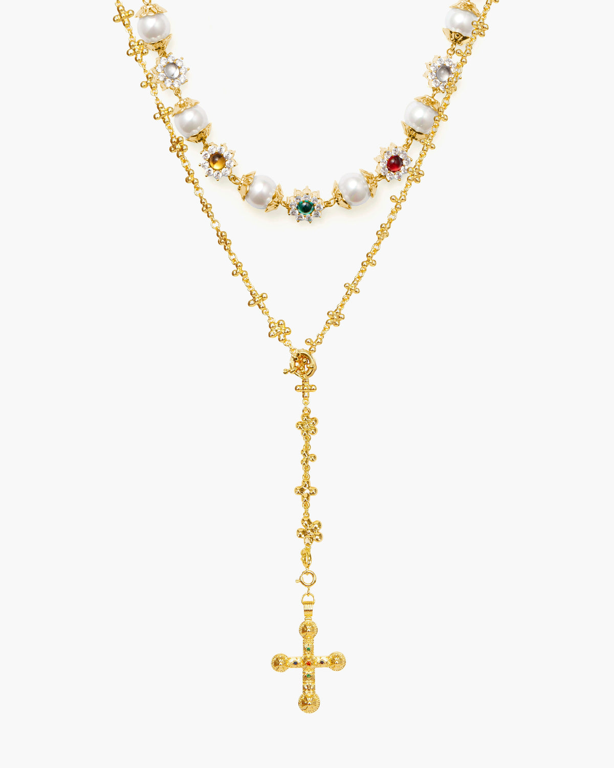Daisy Molecule Necklace Set