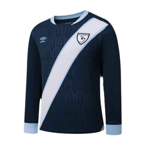 2025 UMBRO Guatemala Men's Replica Long Sleeve Away Jersey - UUM1GUAL525102