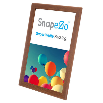 20x30 Dark Wood SnapeZo® Snap Frame - 1.25" Profile