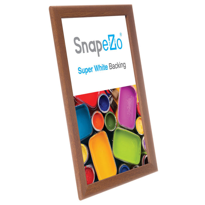 20x30 Dark Wood SnapeZo® Snap Frame - 1.25" Profile