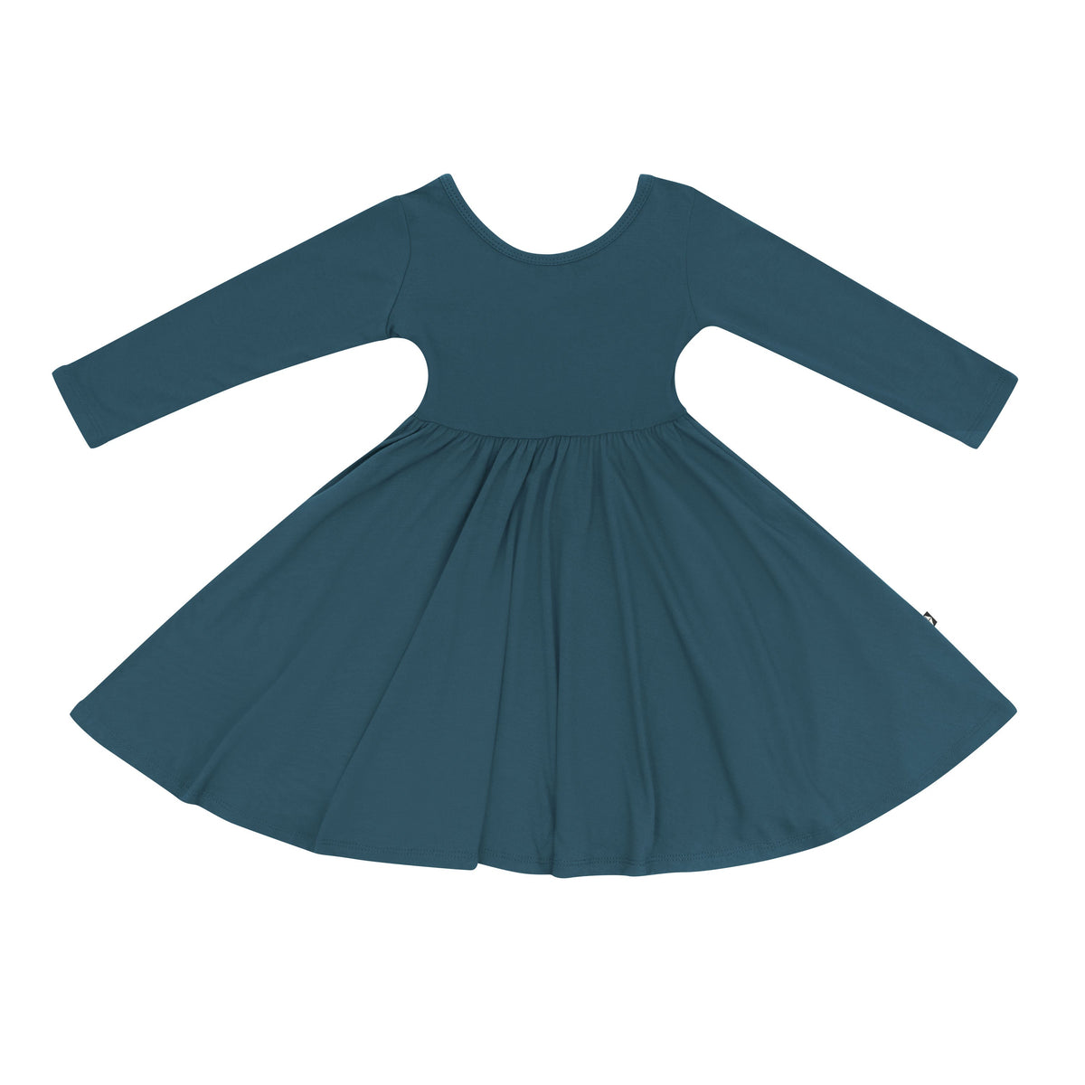 Long Sleeve Twirl Dress in Atlantic