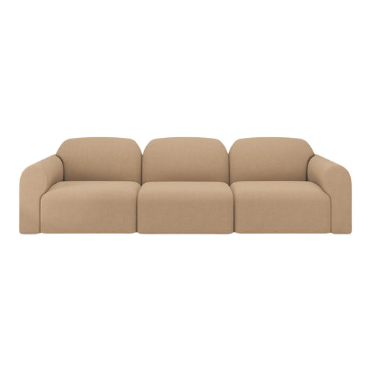 Bulky Pre-Configured Three-Seater Sofa