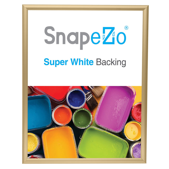 24x30 Gold SnapeZo® Snap Frame - 1" Profile