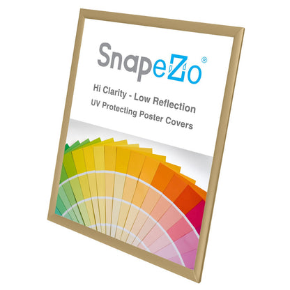24x30 Gold SnapeZo® Snap Frame - 1" Profile