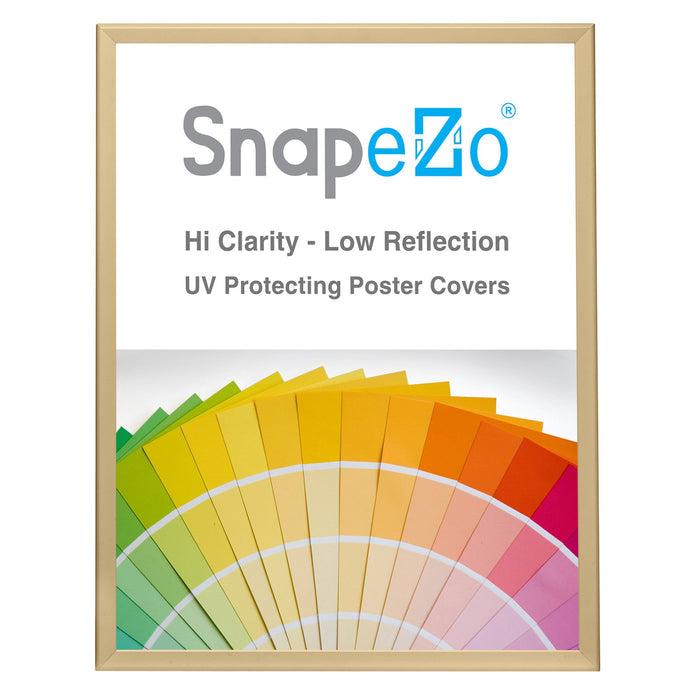 24x30 Gold SnapeZo® Snap Frame - 1.25" Profile