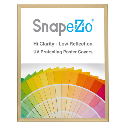 24x30 Gold SnapeZo® Snap Frame - 1.25" Profile