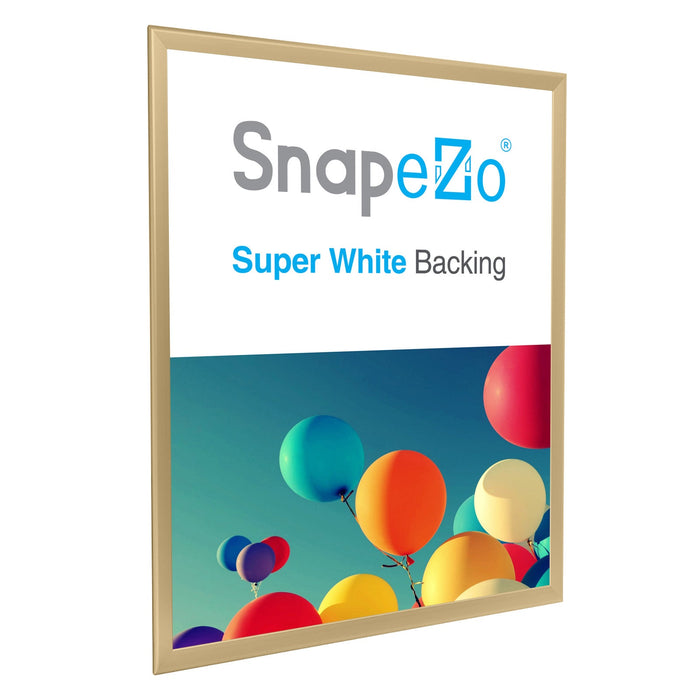 24x30 Gold SnapeZo® Snap Frame - 1.25" Profile