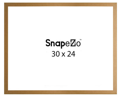 24x30 Light Wood SnapeZo® Snap Frame - 1 Inch Profile