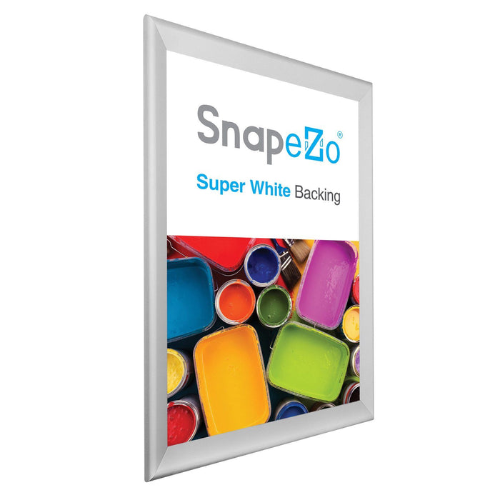 27x40 Silver SnapeZo® Snap Frame - 1.7" Profile