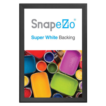27x41 Black SnapeZo® Snap Frame - 1.7" Profile