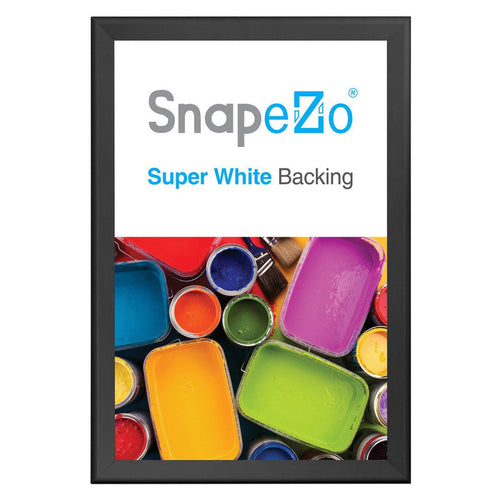 27x41 Black SnapeZo® Snap Frame - 1.7" Profile