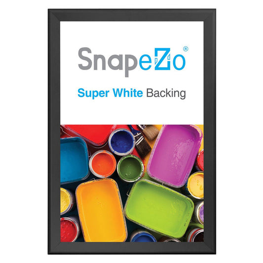 27x41 Black SnapeZo® Snap Frame - 1.7" Profile