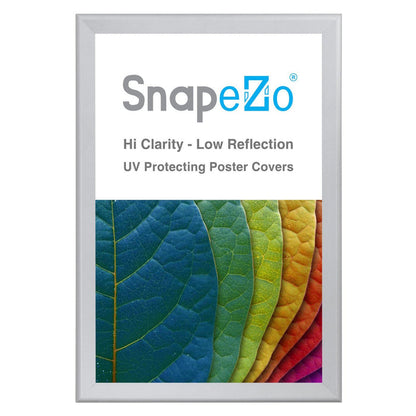 27x41 Silver SnapeZo® Snap Frame - 1.7" Profile