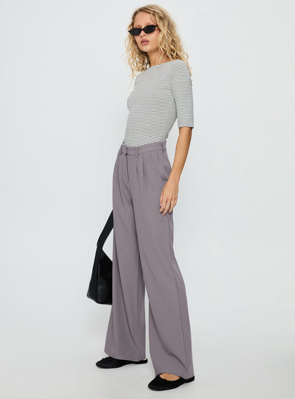 Ambient Wide Leg Pant Grey