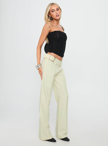 Alyanna Hardware Pants Cream