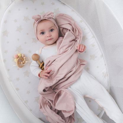 3 Pack Headband Set - Tan, Blush Pink & Ivory
