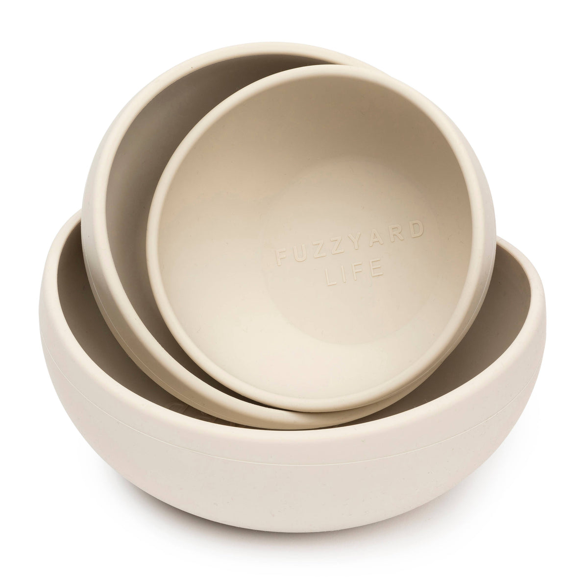 FuzzYard Life Silicone Bowl - Sandstone S