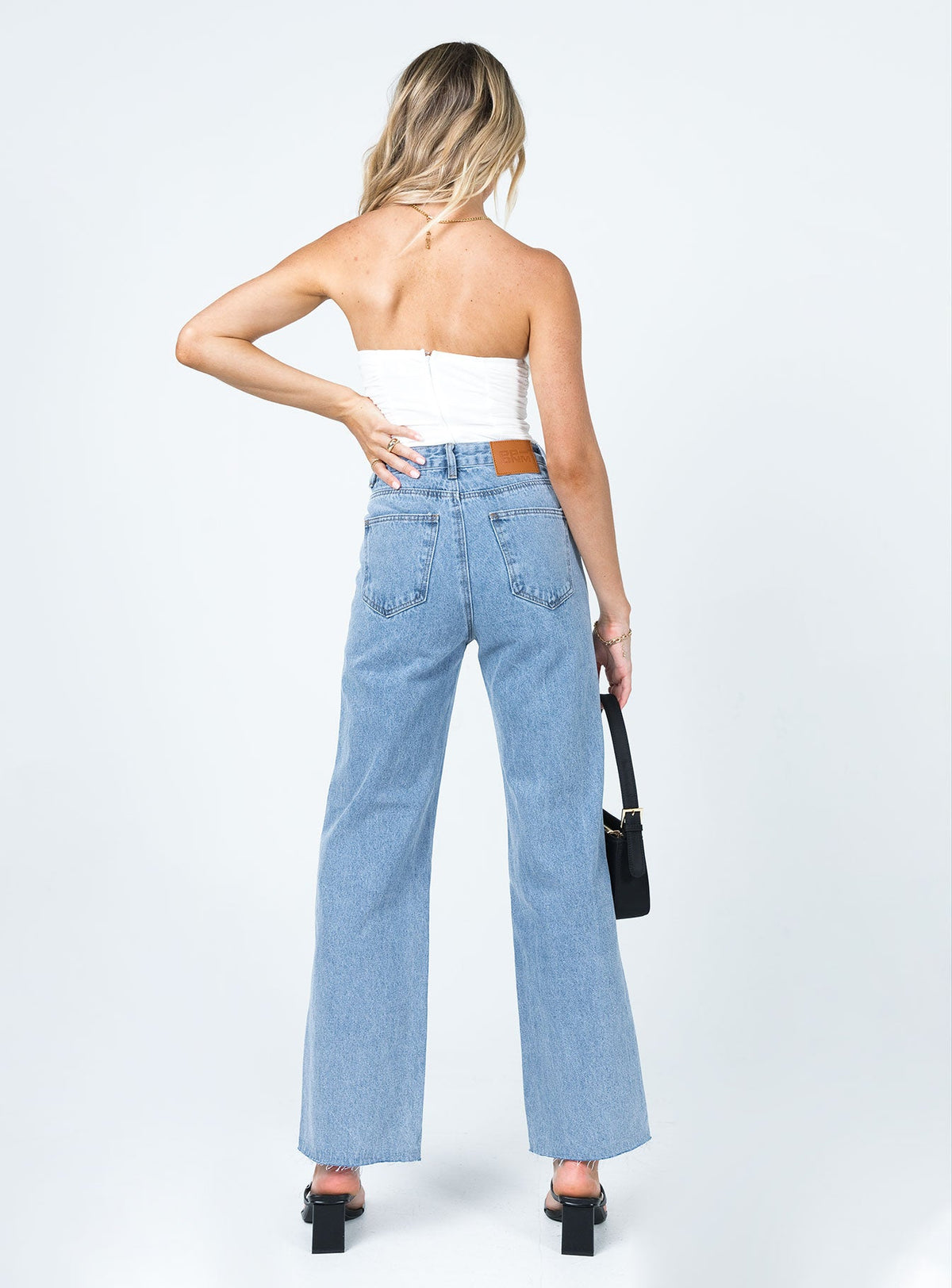 Arlington High Rise Straight Leg Jeans Denim