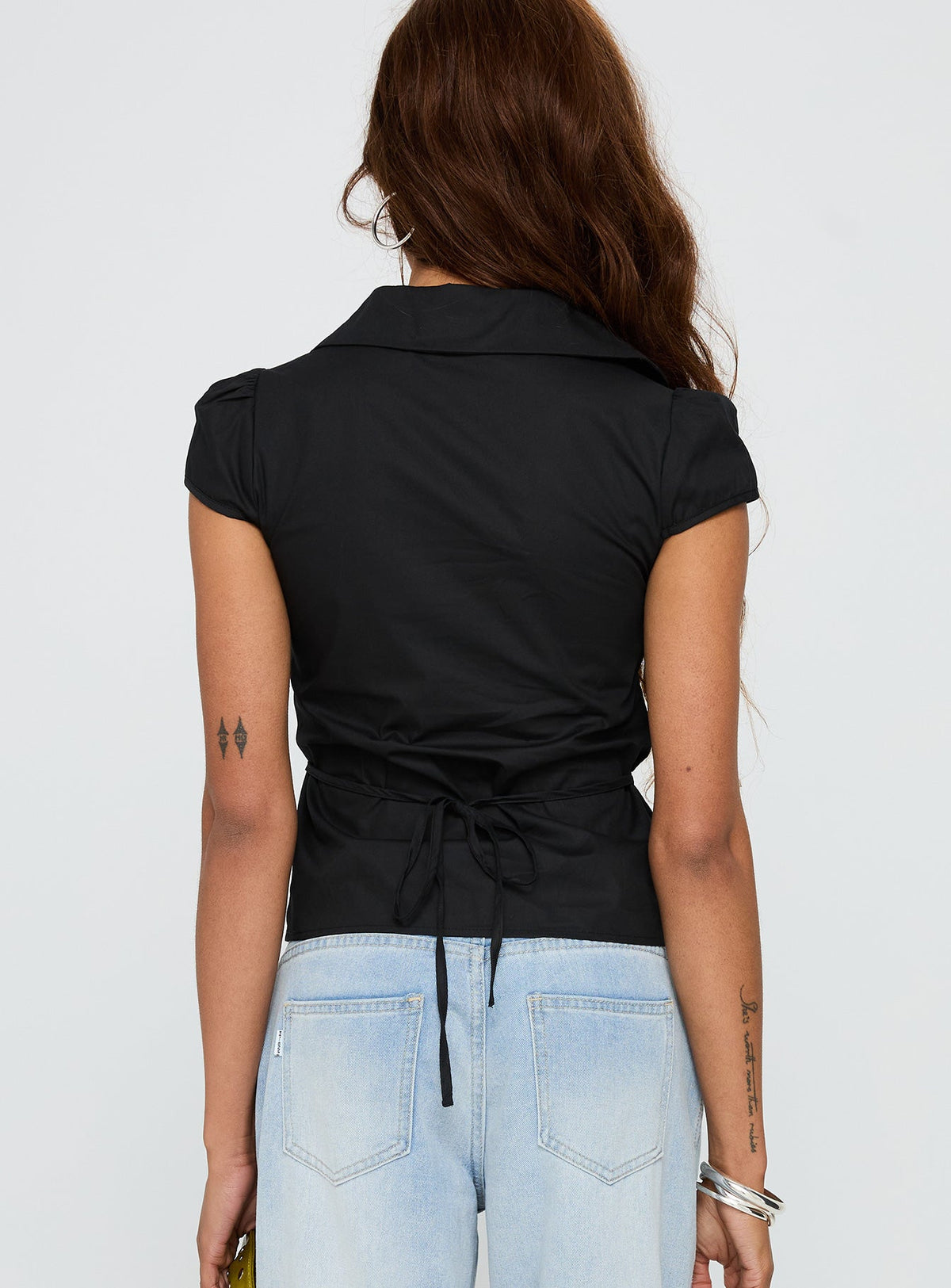 Arianwyn Short Sleeve Shirt Black