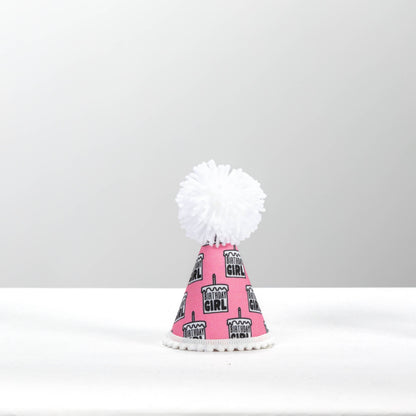 Pup Party Hats - NEW Birthday Girl Black Ink Party Hat