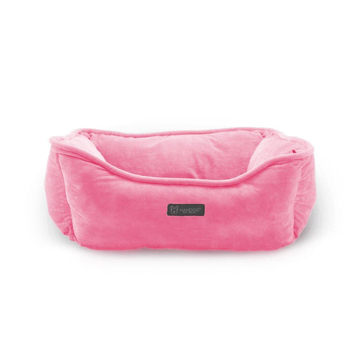 Nandog Pet Gear - REVERSIBLE MICRO-PLUSH PET BED - PINK