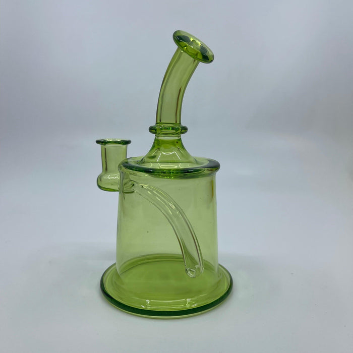 Haterade Mini Glass Tube: 7 Ten Glass, 10mm Joint, Vibrant Colorway, Durable Glass, Portable Mini Rig