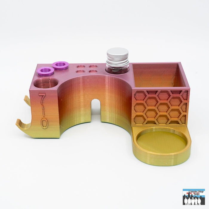 Dab Rite Temperature Reader Caddy: 710 Designs, Custom Fit, Stylish Options, Durable Build, Portable Design, All-in-One Solution