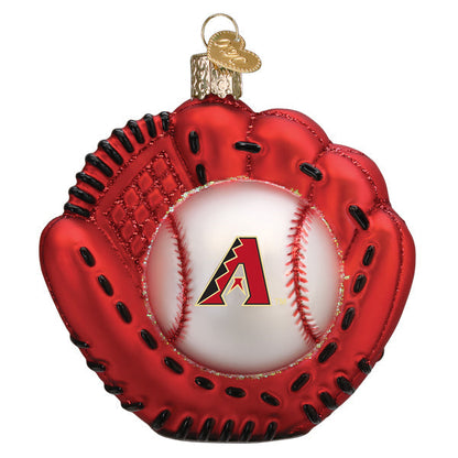 Diamondbacks Baseball Mitt Ornament