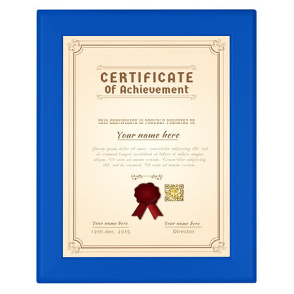 8.5x11 Blue SnapeZo® Snap Frame - 1.25" Profile