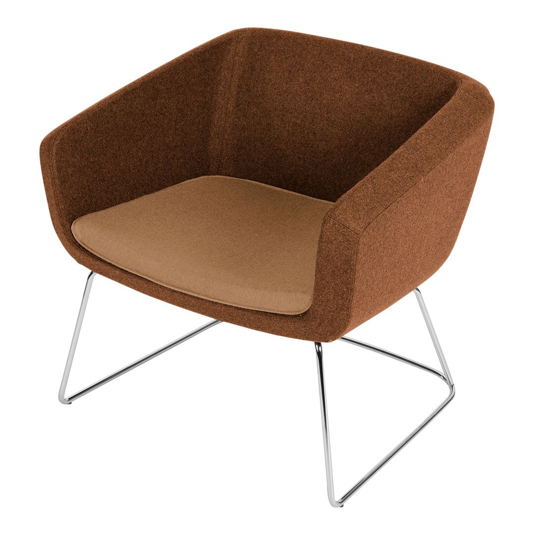 Arca Lounge Armchair - Sled Base
