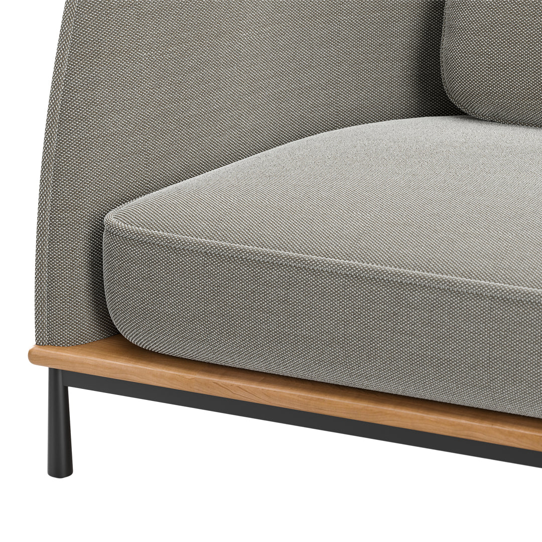 Arc High Back 2-Seater Sofa - Left