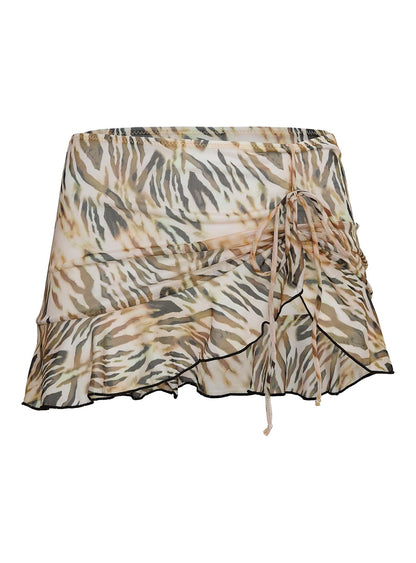Aradela Tie Side Sarong Tiger