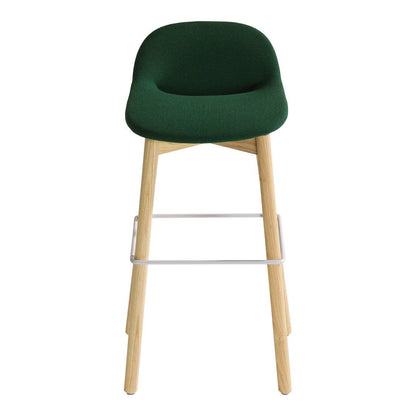 Beso Barstool - 4 Legged, Wood Base