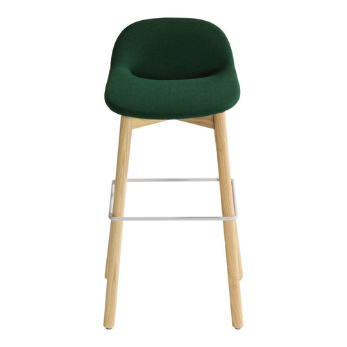 Beso Barstool - 4 Legged, Wood Base