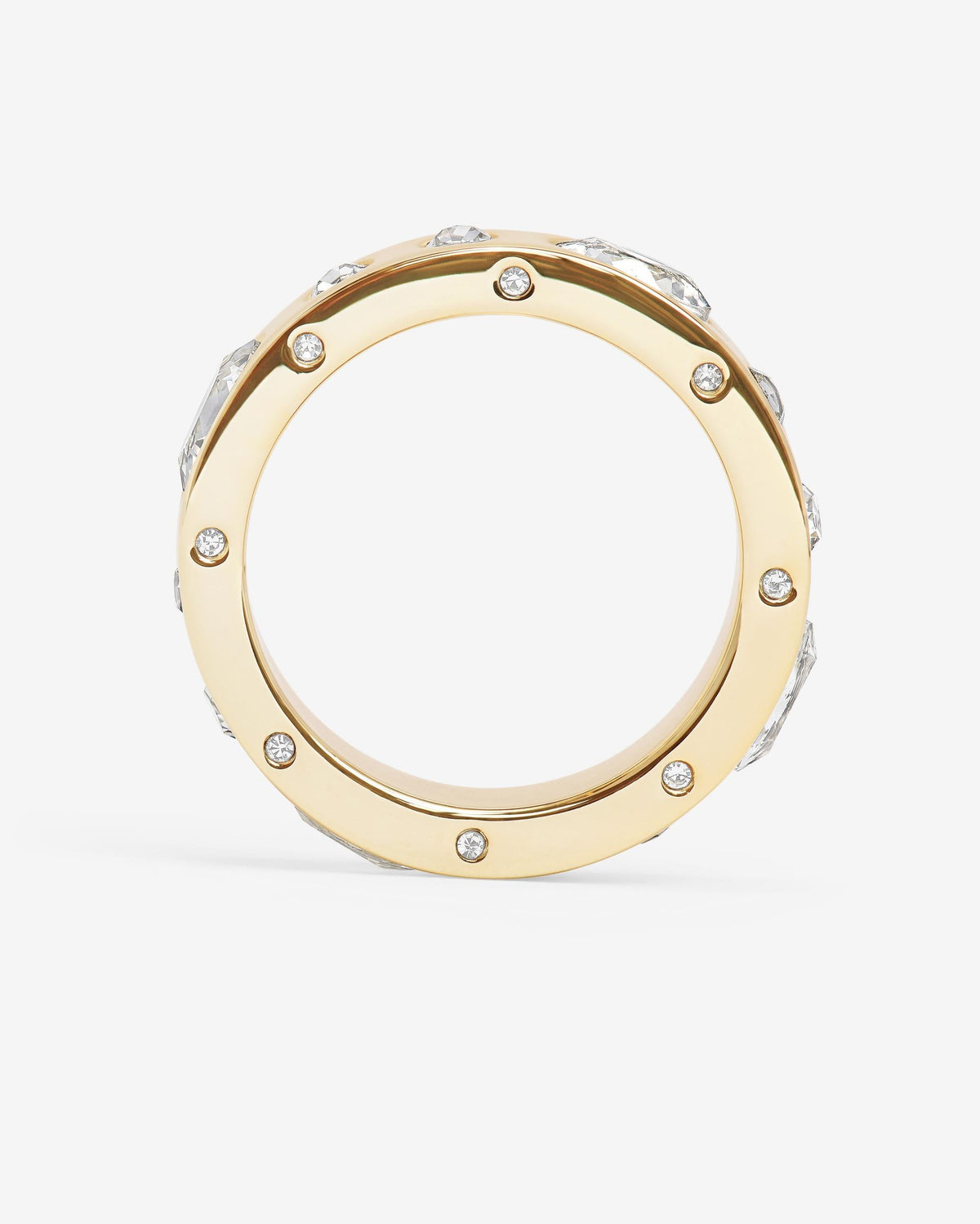 Ashley Sunset Ring - Gold|White Diamondettes