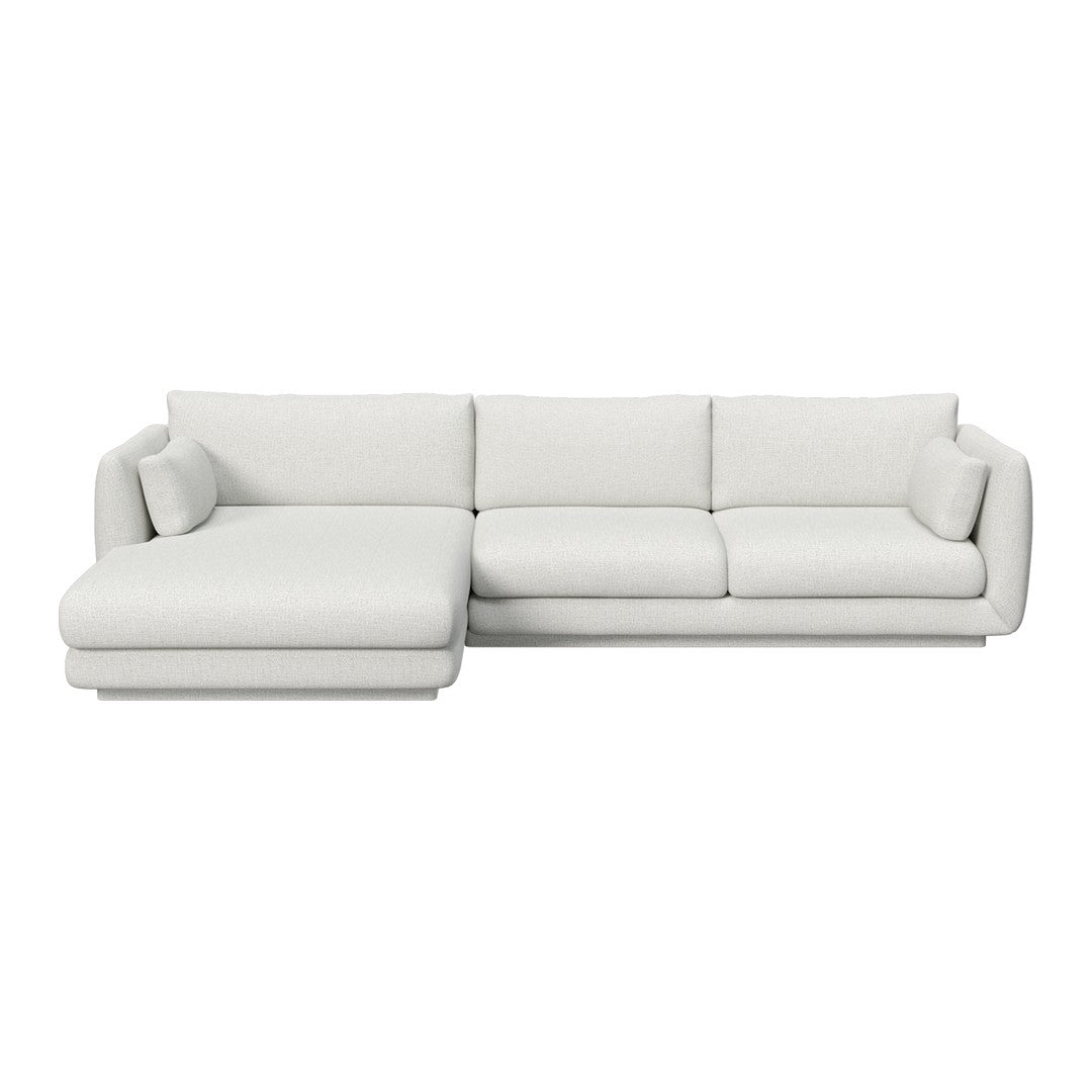 Bloom 2-Seater Sofa w/ Chaise Lounge - Plinth Base