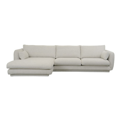 Bloom 2-Seater Sofa w/ Chaise Lounge - Plinth Base