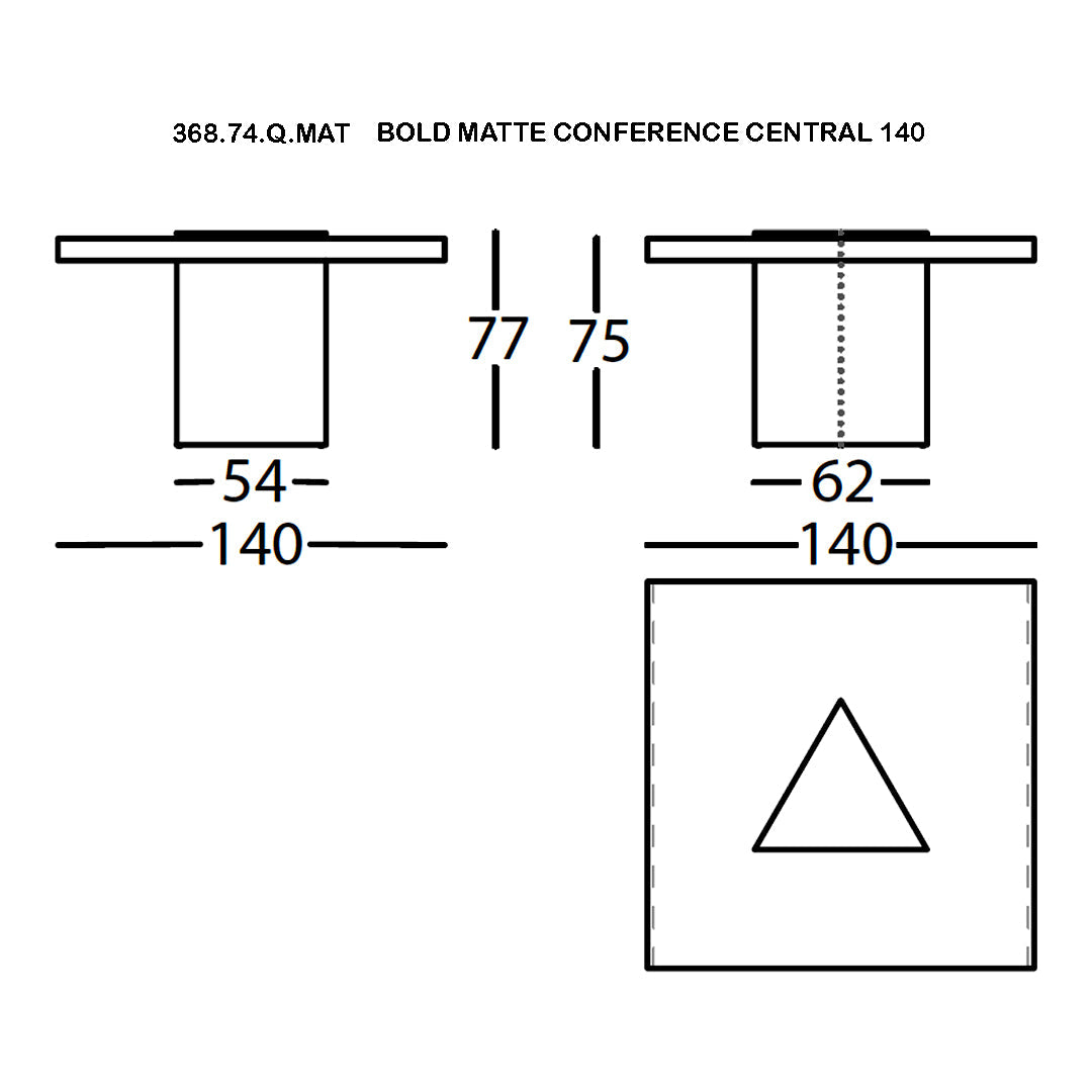 Bold Modular Conference Table - Matte Lacquered